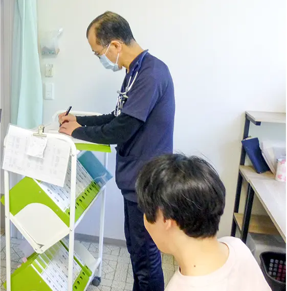 往診の様子